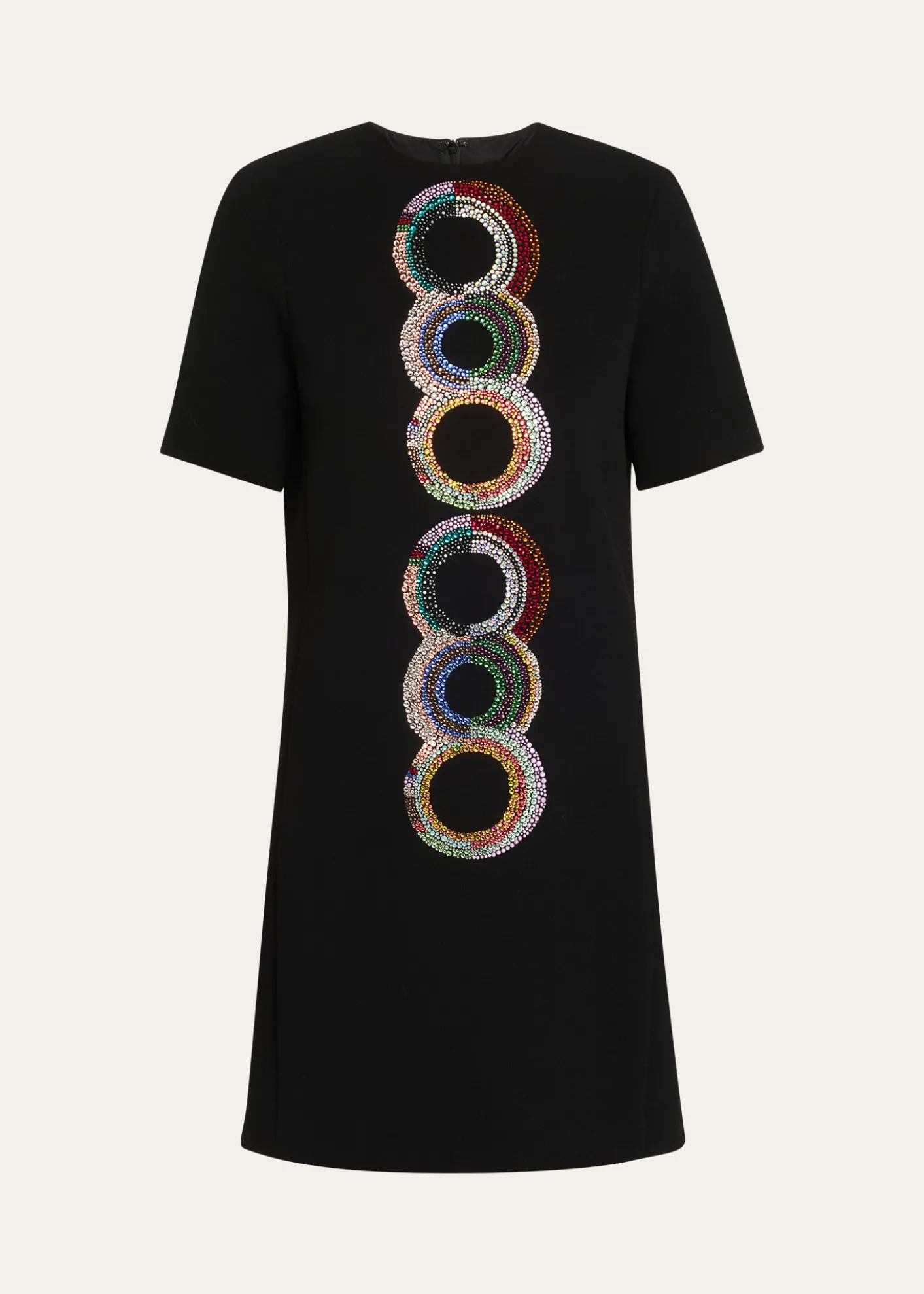 LibertineSonia Crystal Short-Sleeve Shift Dress