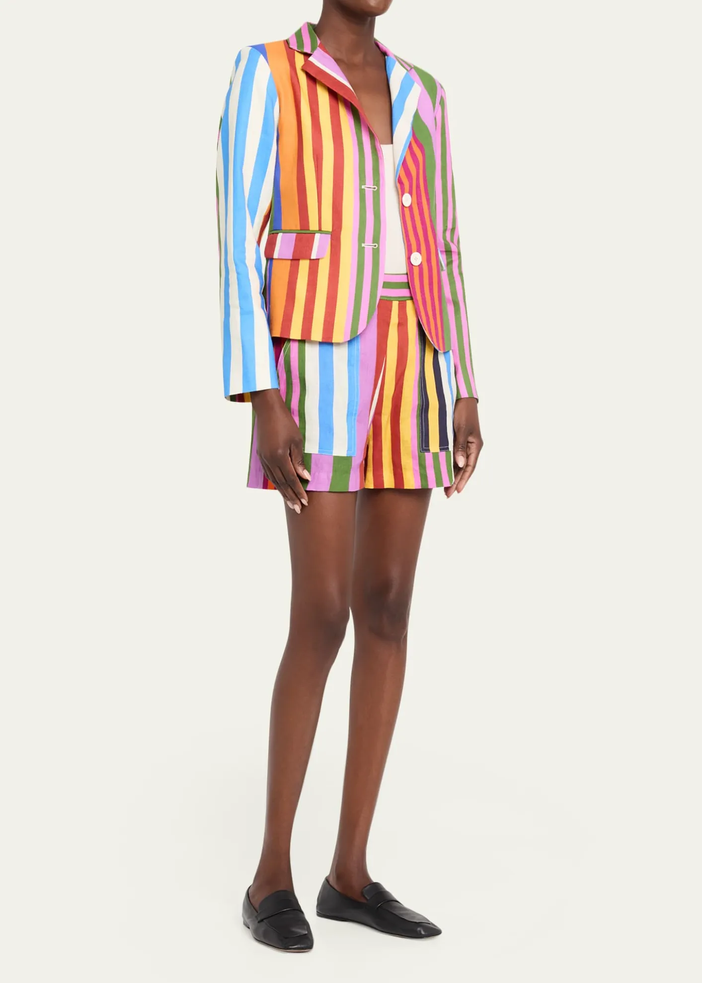 LibertineTangier Stripe Linen Classic Jacket