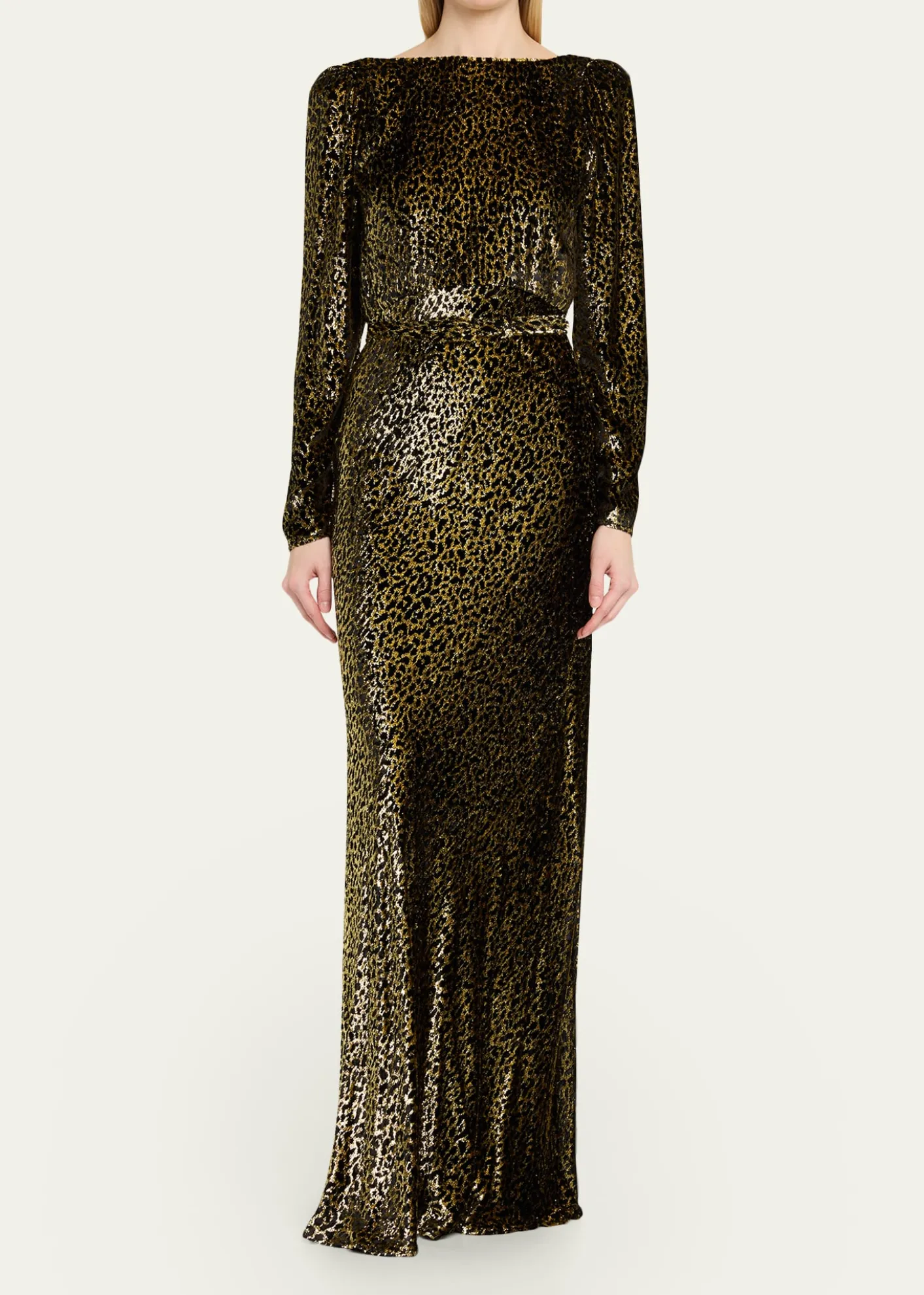 LibertineVreeland Belted Look Back Gown