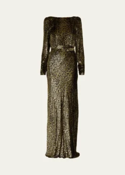 LibertineVreeland Belted Look Back Gown