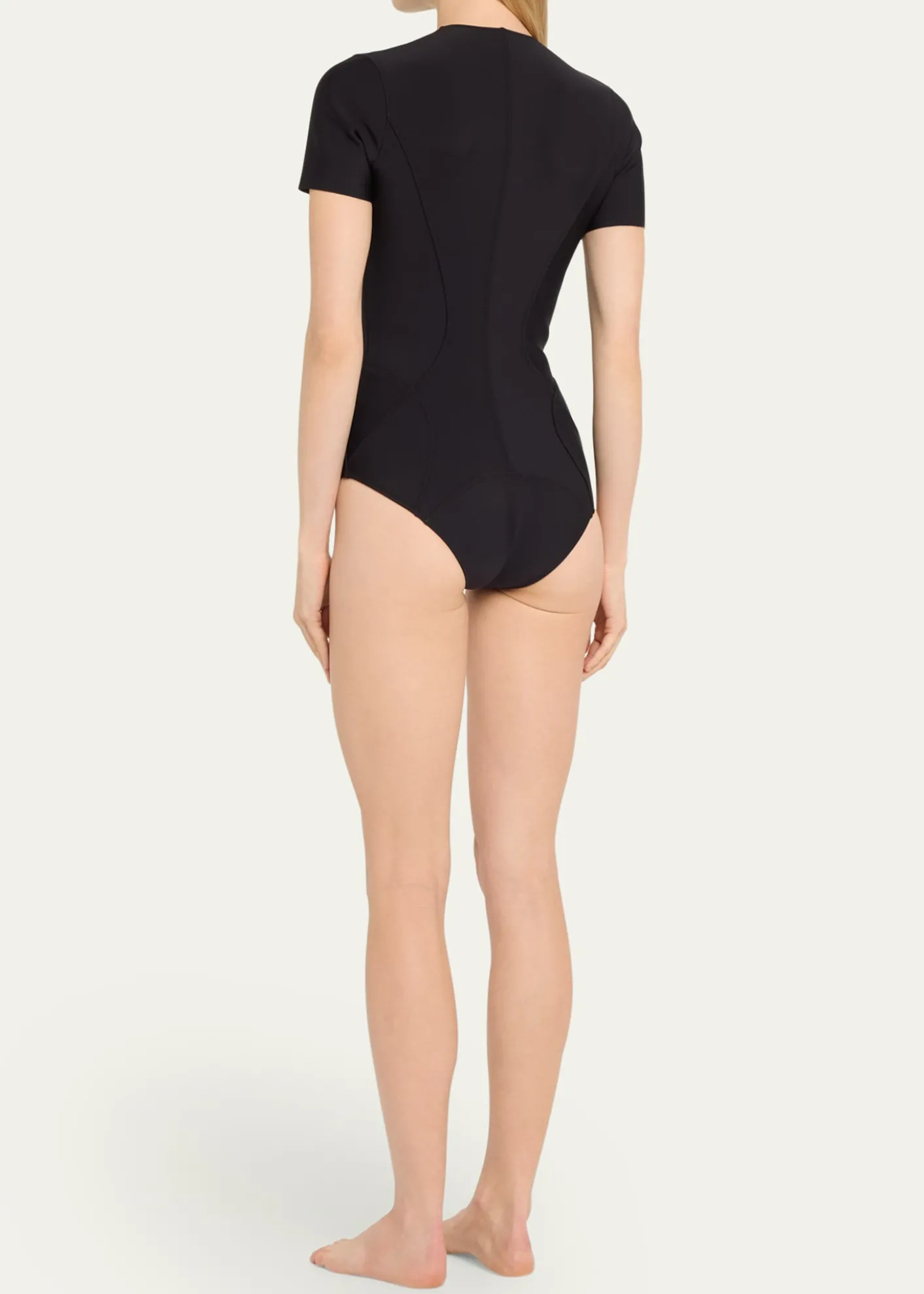 Lisa Marie FernandezFarrah Rashguard One-Piece Swimsuit