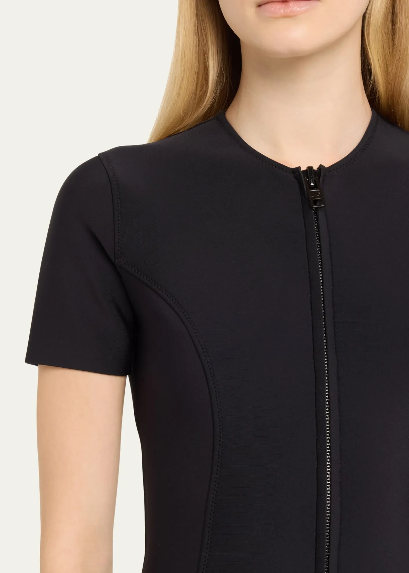 Lisa Marie FernandezFarrah Rashguard One-Piece Swimsuit