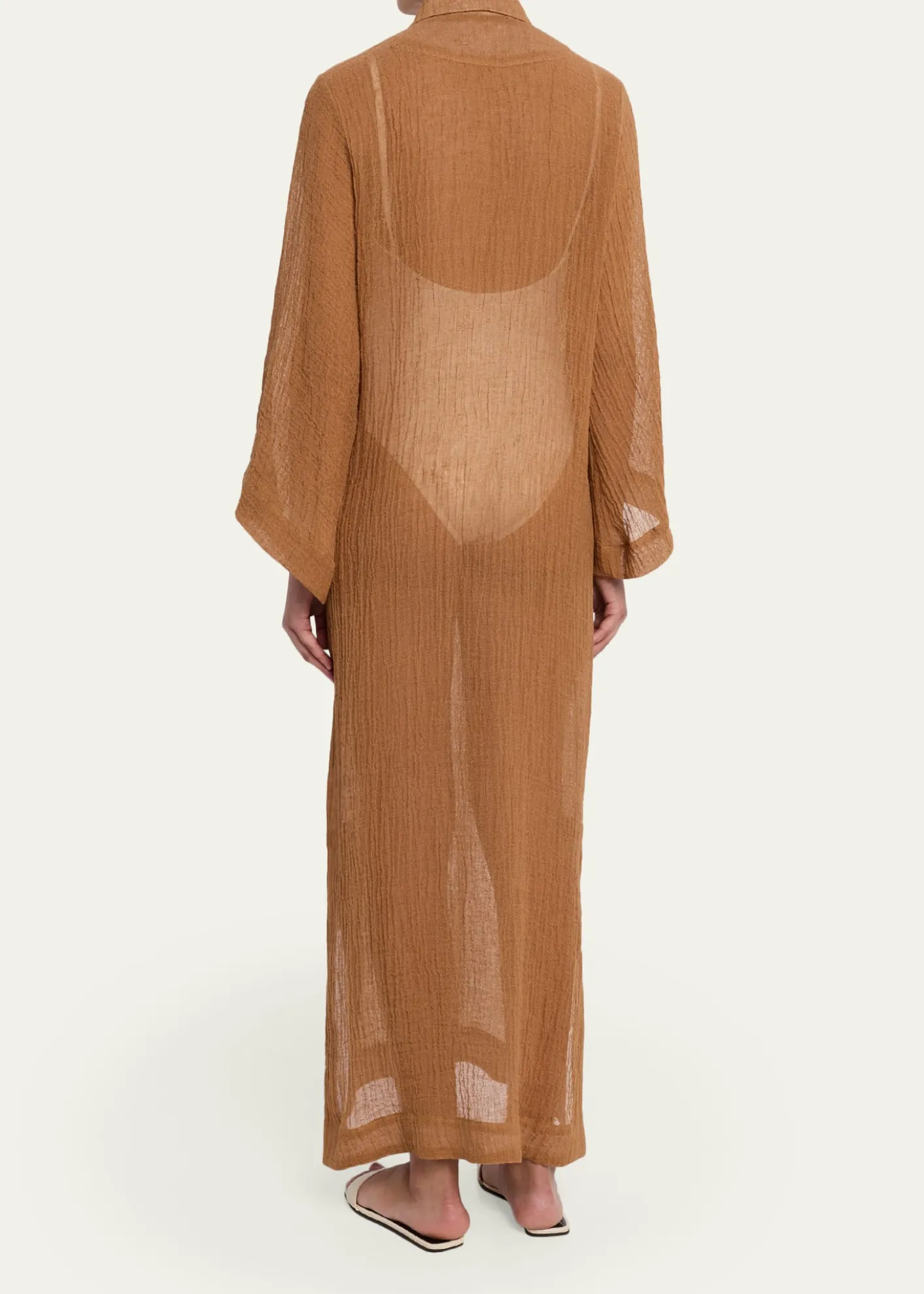 Lisa Marie FernandezGauze Tunic Caftan Coverup