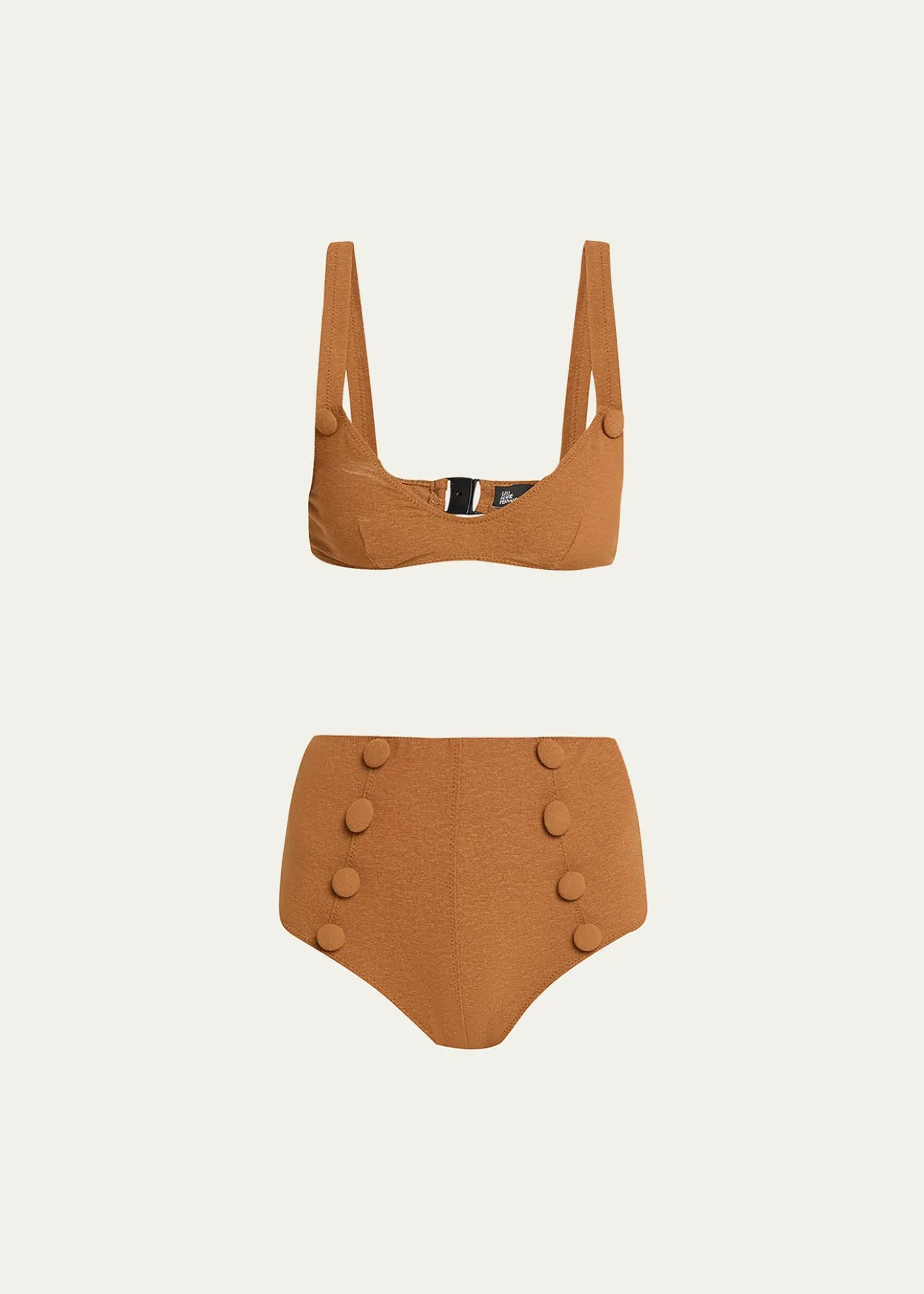 Lisa Marie FernandezMagdalena High-Waist Two-Piece Swimsuit