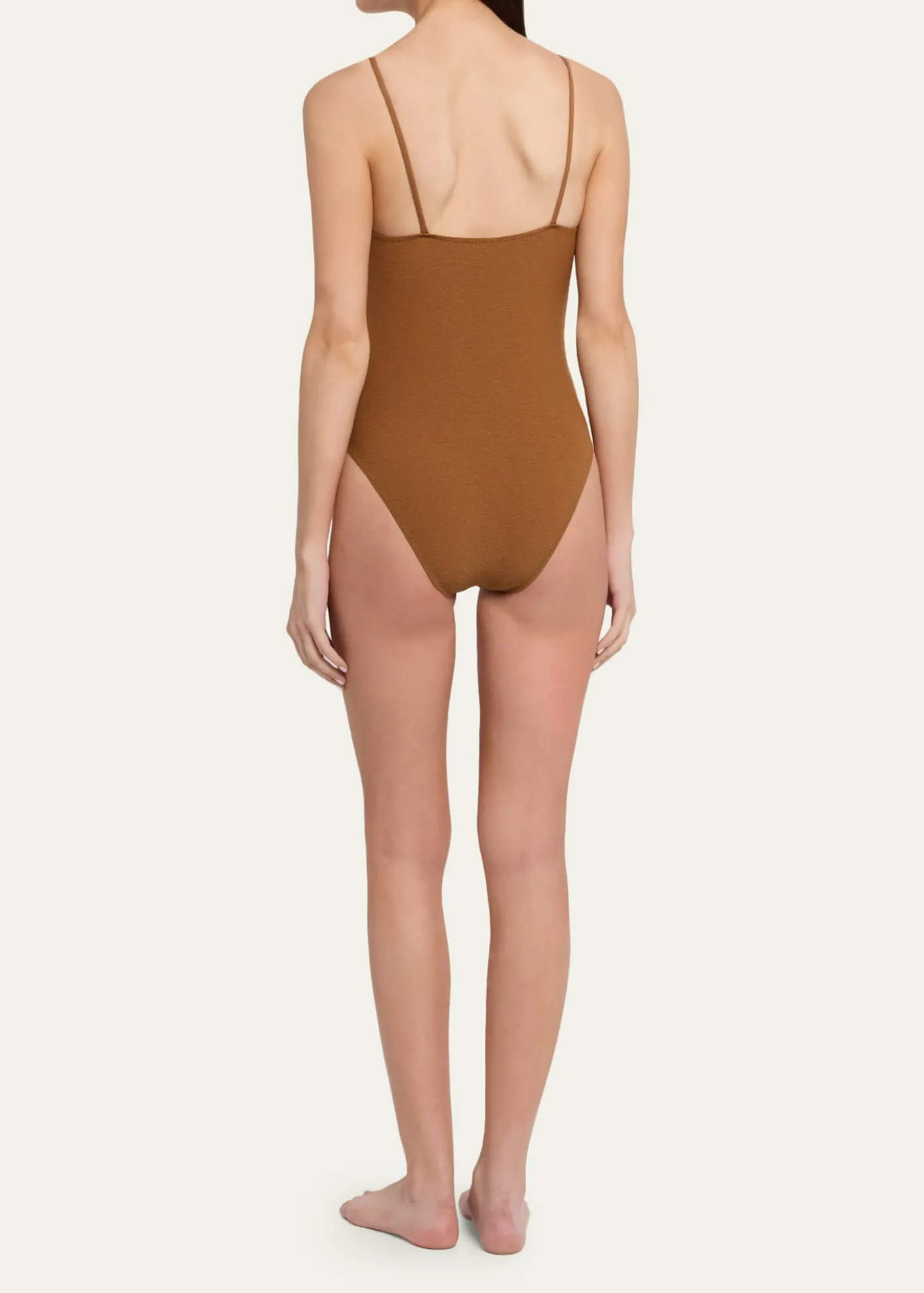 Lisa Marie FernandezThree Tie-Front One-Piece Swimsuit