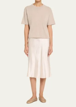 Lisa YangCila Short-Sleeve Cashmere T-Shirt