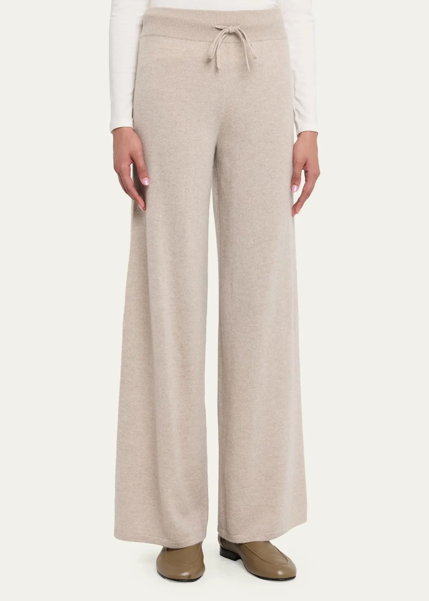Lisa YangSofi Cashmere Straight-Leg Pull-On Trousers