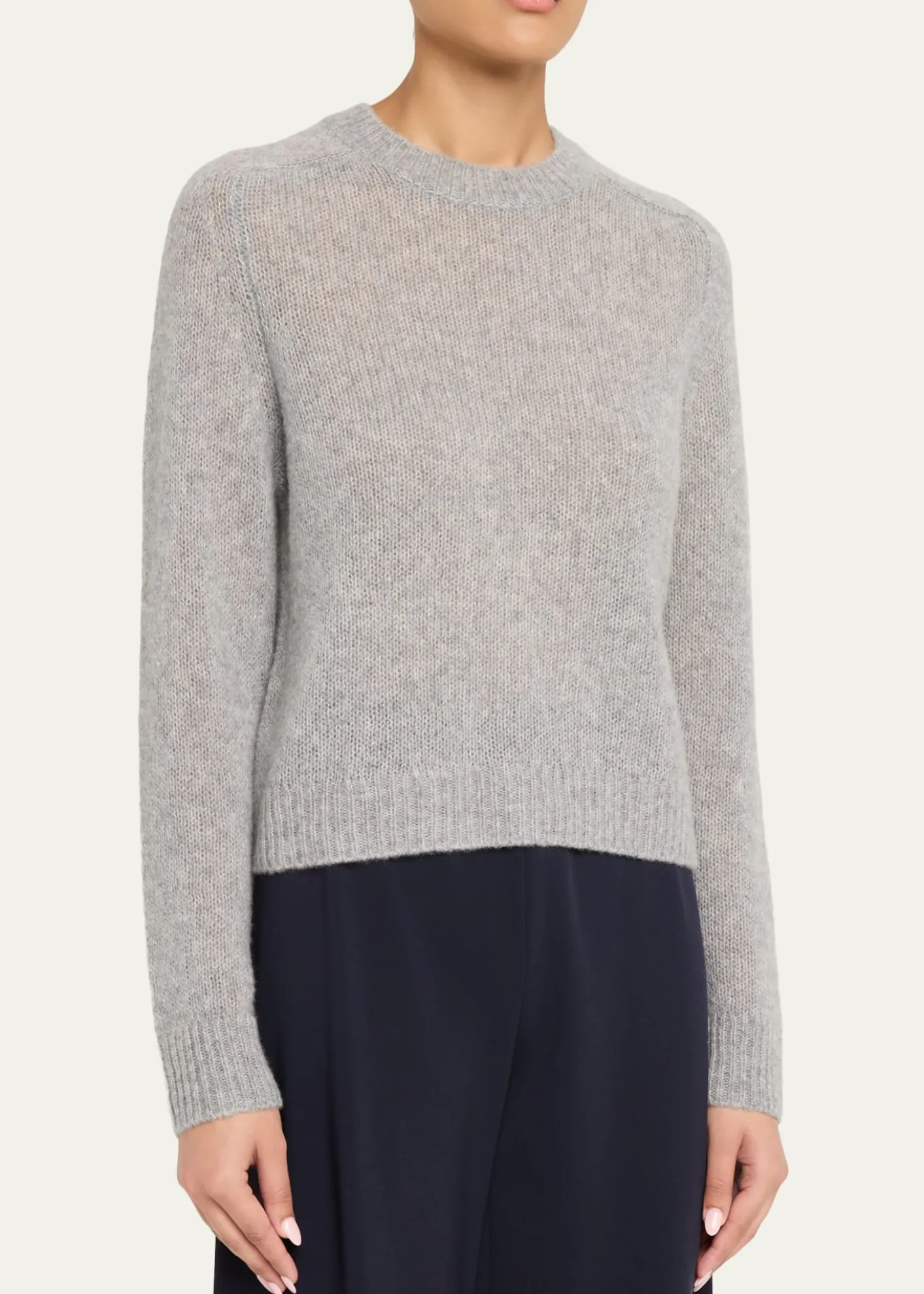 Lisa YangSolene Cashmere-Silk Crewneck Sweater
