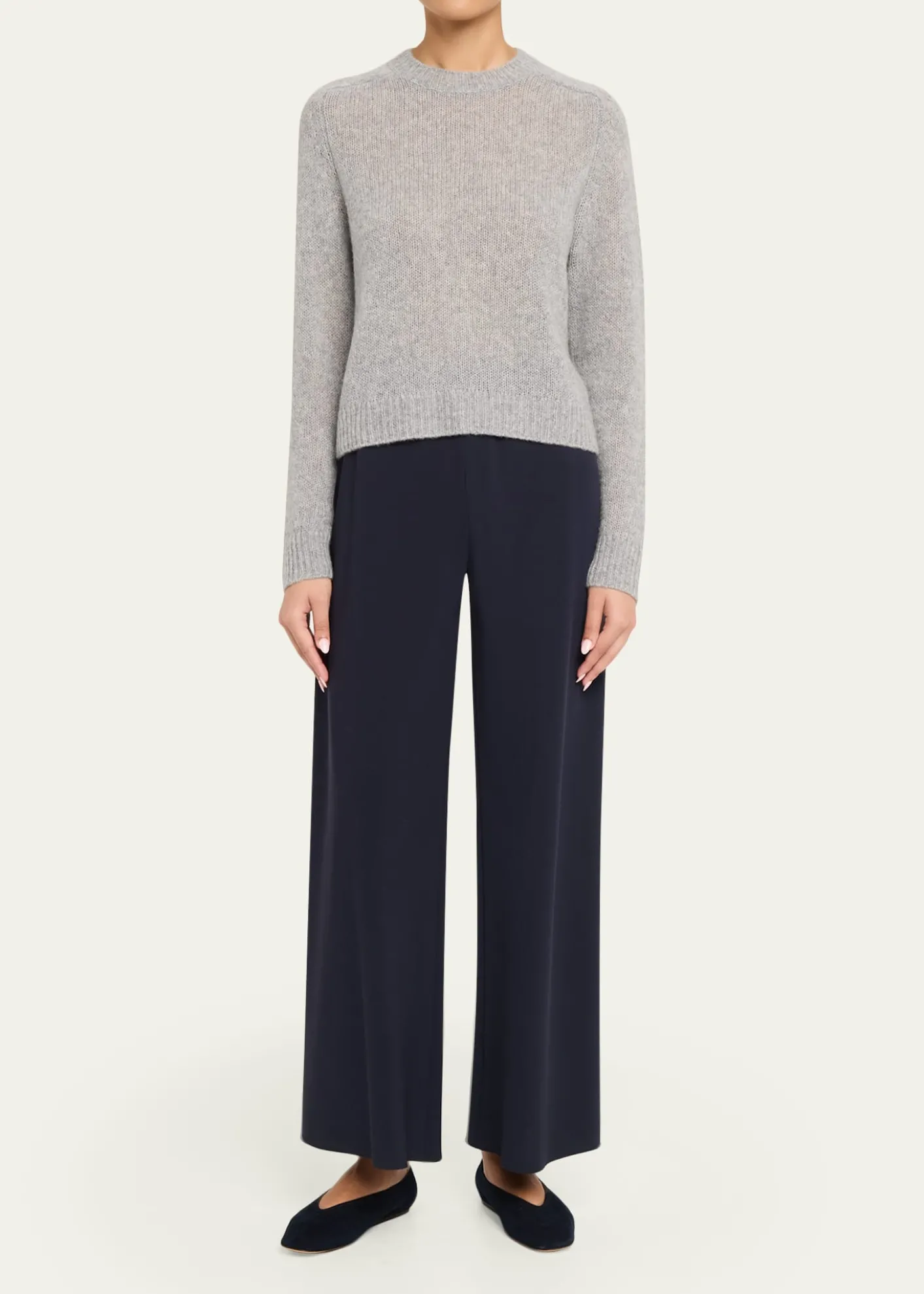 Lisa YangSolene Cashmere-Silk Crewneck Sweater