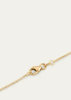 Lizzie Mandler Fine Jewelry18K Yellow Gold Cable Chain Necklace with Pave Diamond Liquid Gold Slider