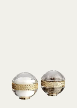 L'ObjetBraid 24K Gold-Plated Salt & Pepper Shakers, Set of 2