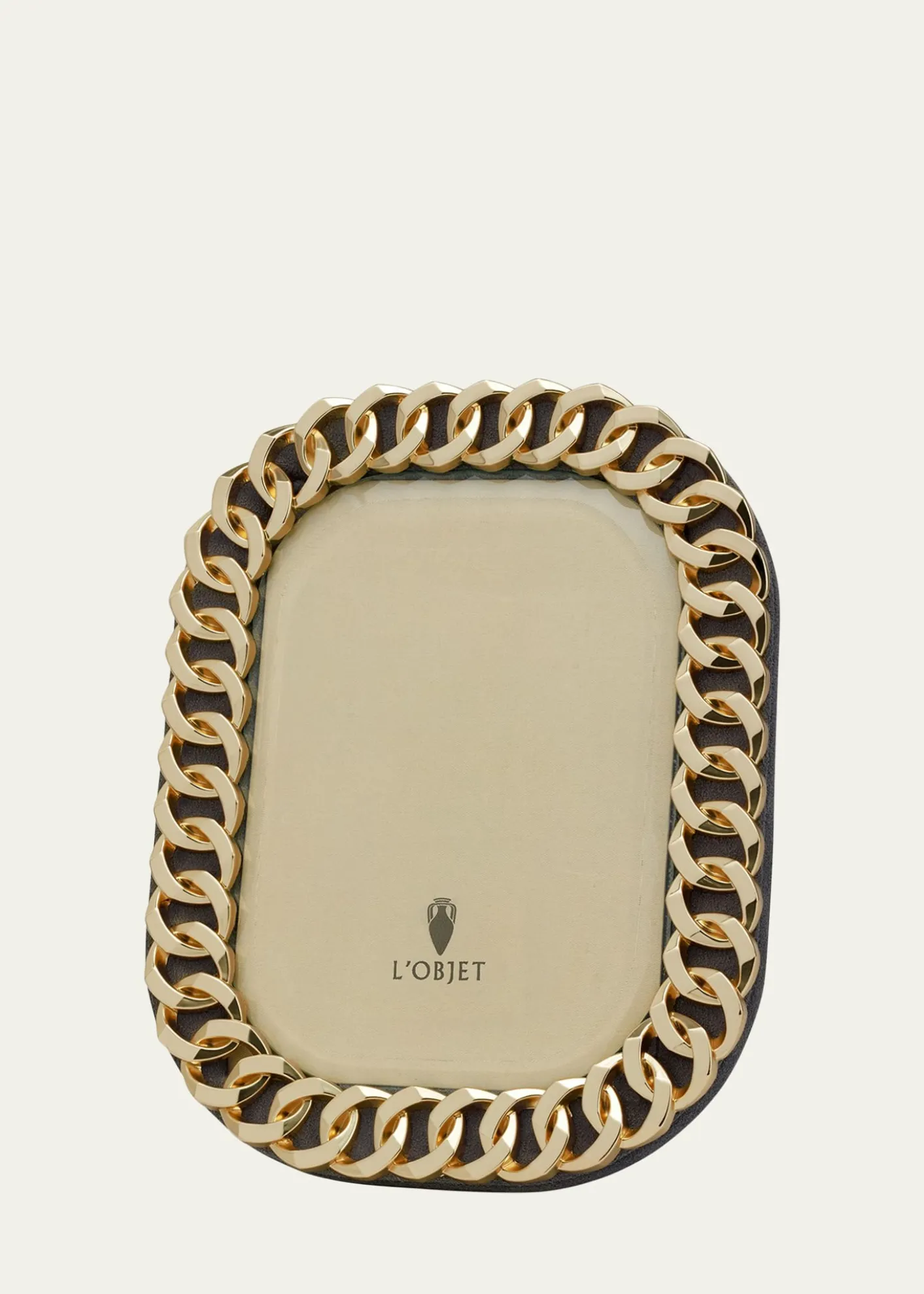 L'ObjetGold Cuban Link Frame, 4" x 6"