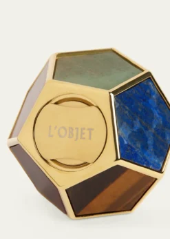 L'ObjetMulti-Stone Pentagon Spice Jewels, Set of 2