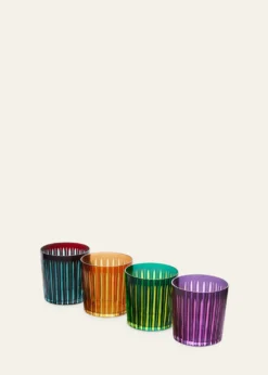 L'ObjetPrism Double Old Fashioned Glasses, Set of 4