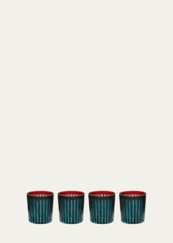 L'ObjetPrism 13 oz. Double Old-Fashioned Glasses, Set of 4