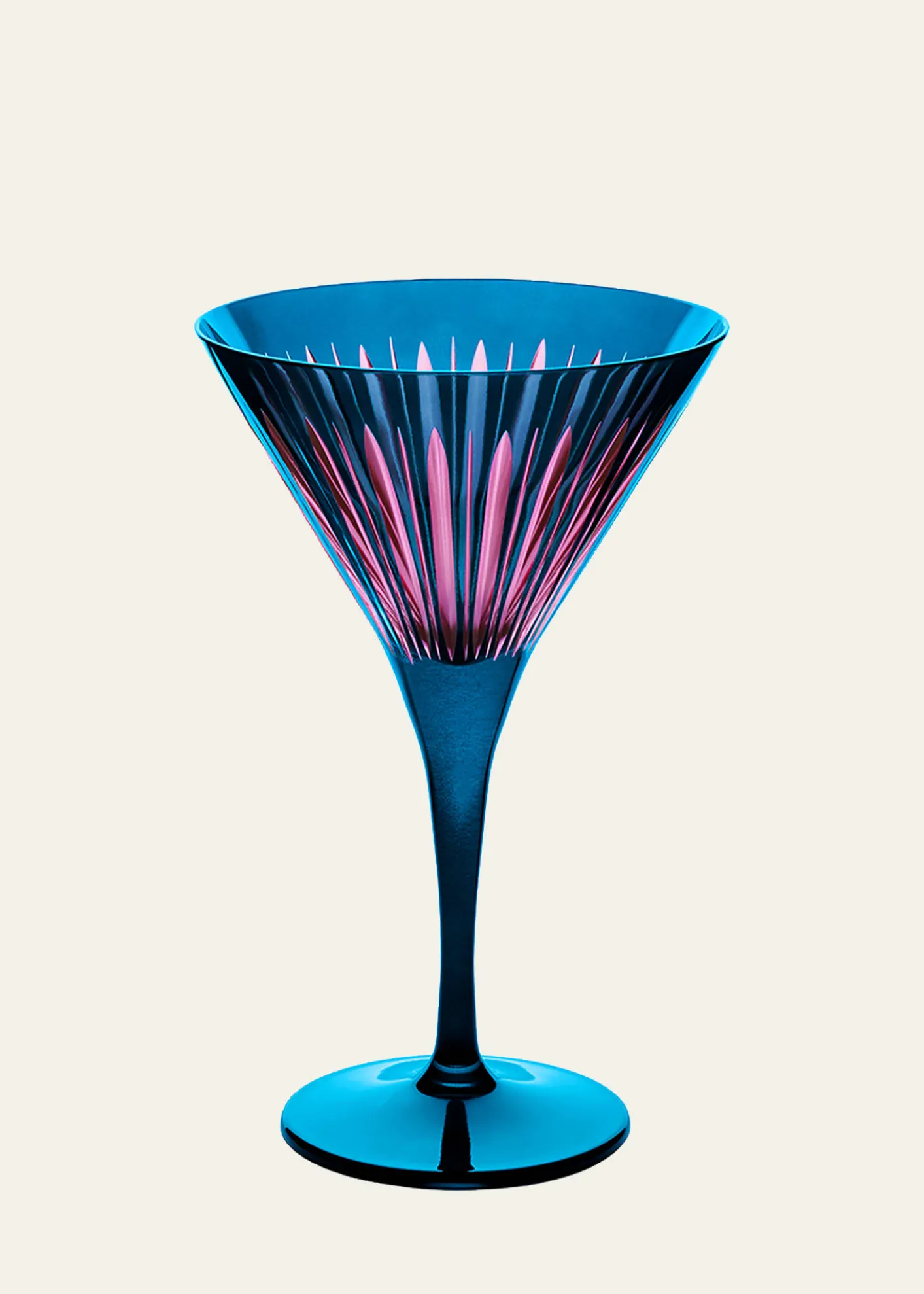 L'ObjetPrism 8 oz. Martini Glasses, Set of 4