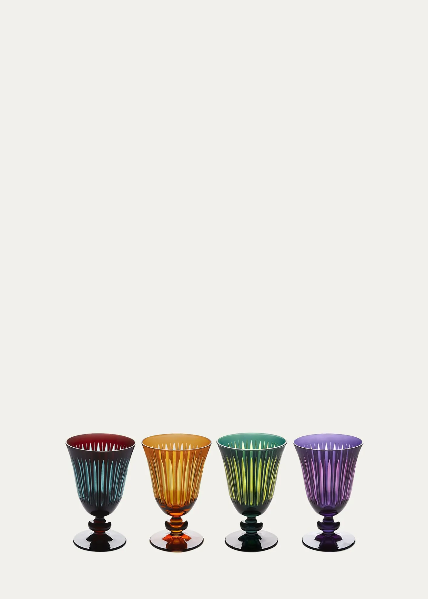 L'ObjetPrism 9 oz. Wine Glasses, Set of 4