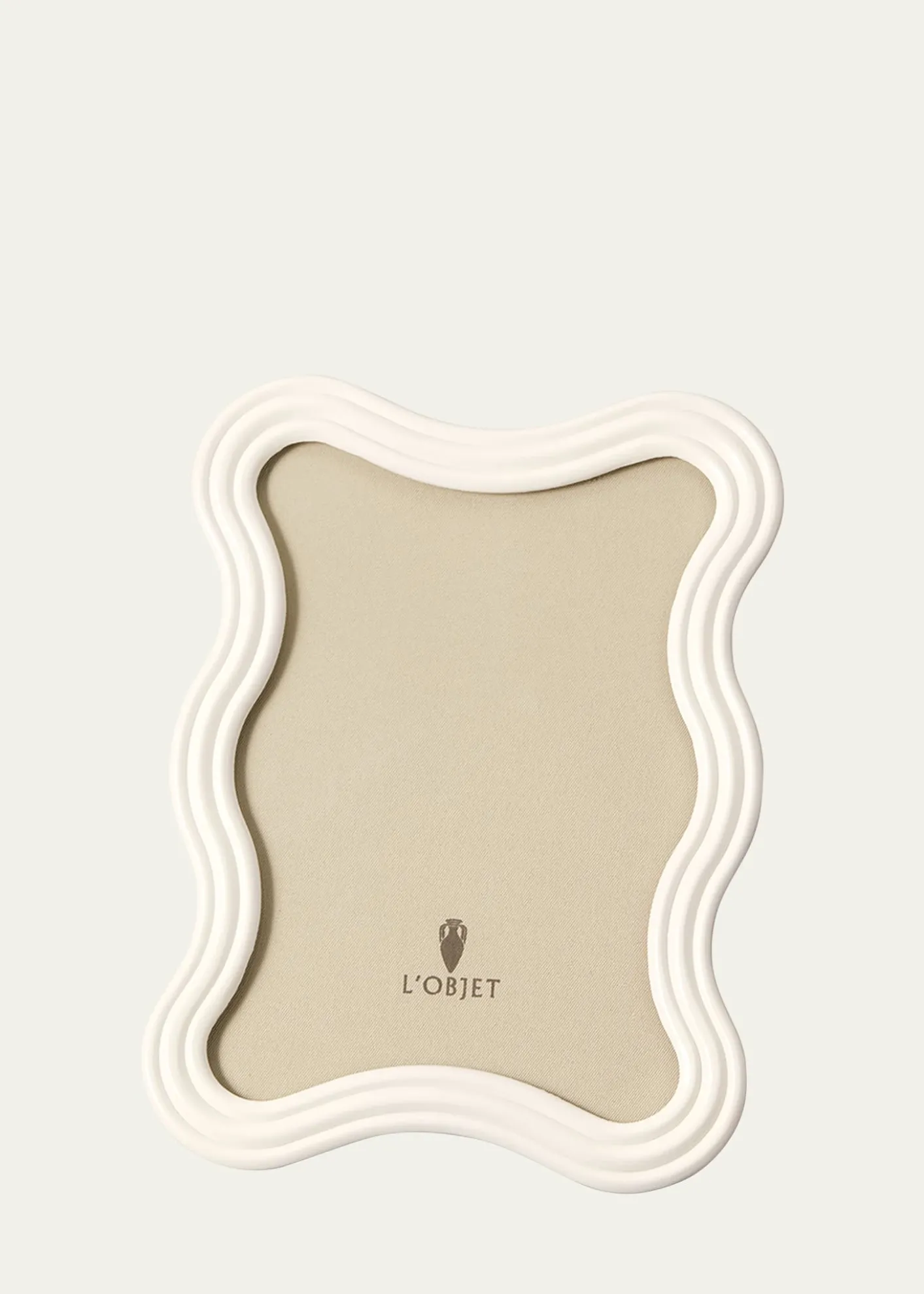 L'ObjetRipple Enamel Photo Frame, 5" x 7"