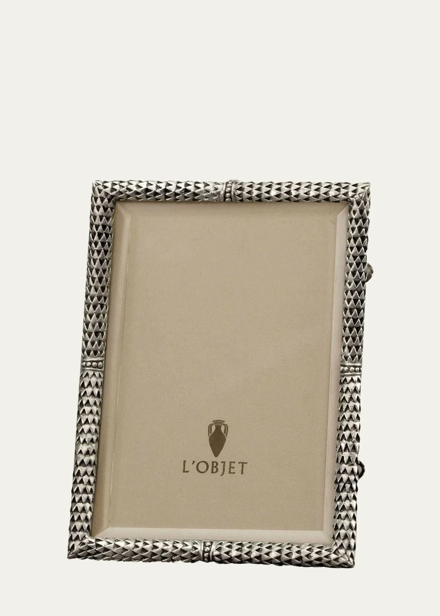 L'ObjetScales Platinum Picture Frame, 5" x 7"
