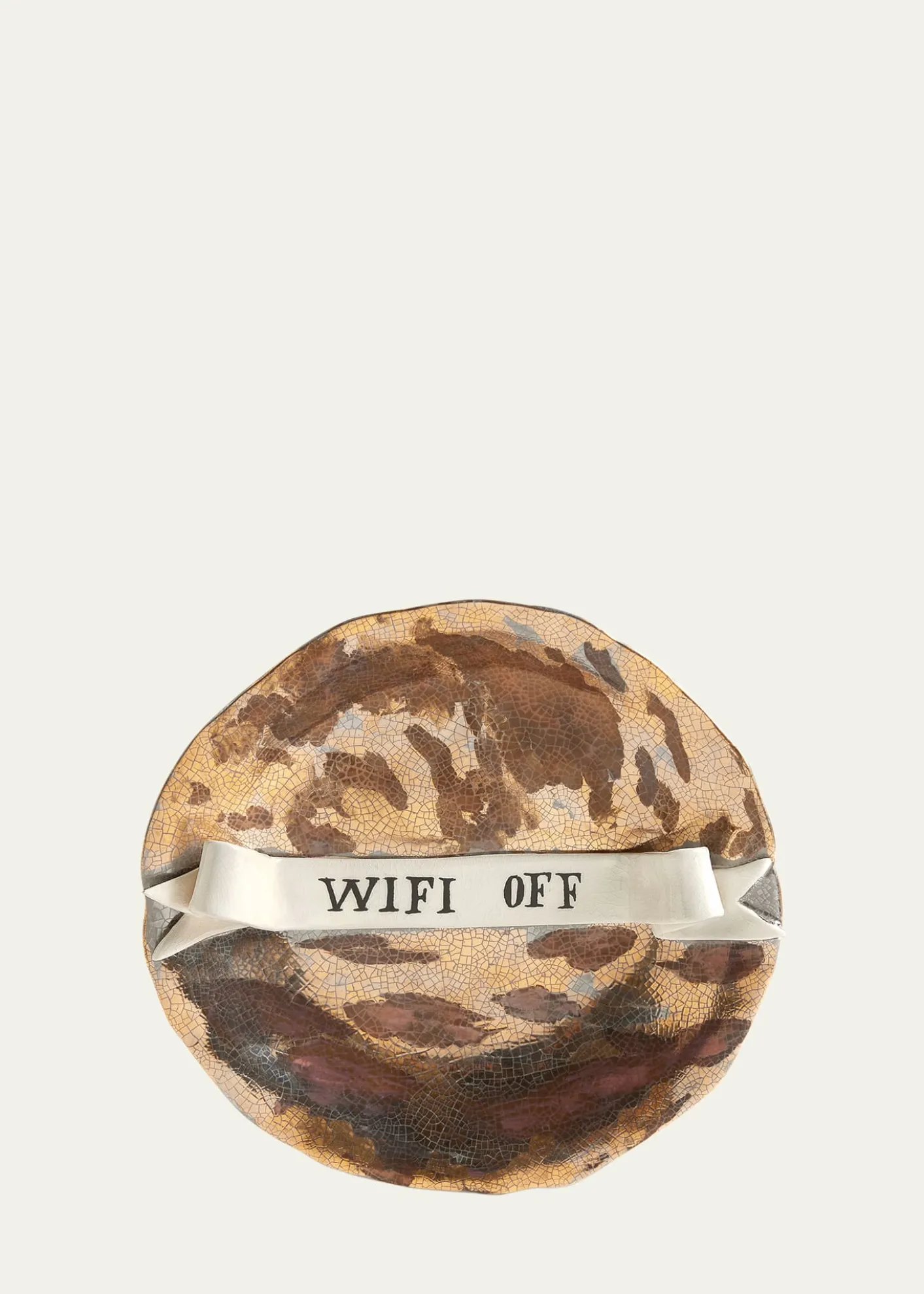 L'Objetx Ruan Hoffmann WiFi Off Plate