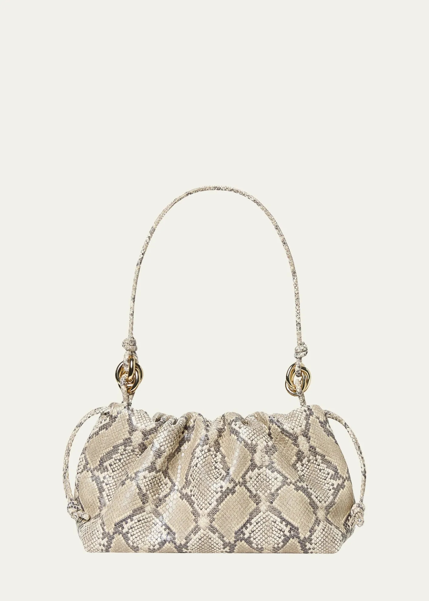 Loeffler RandallKiri Snakeskin Shoulder Bag
