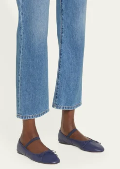 Loeffler RandallLeonie Lambskin Bow Ballerina Flats