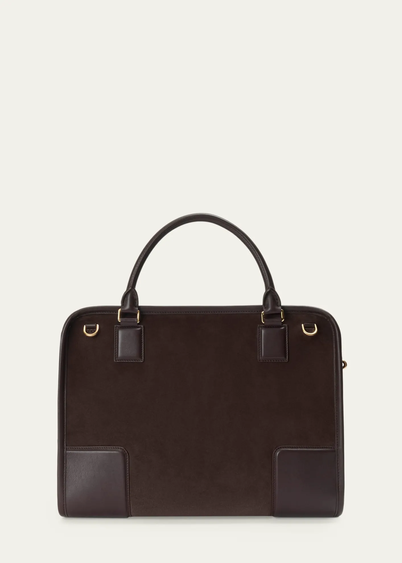 LoeweAmazona 180 Large Top-Handle Bag in Suede