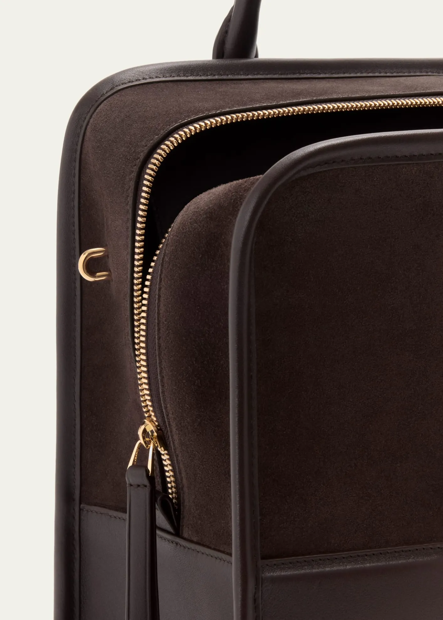 LoeweAmazona 180 Large Top-Handle Bag in Suede