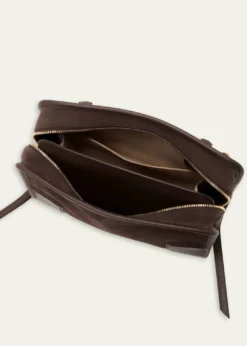 LoeweAmazona 180 Medium Top-Handle Bag in Suede