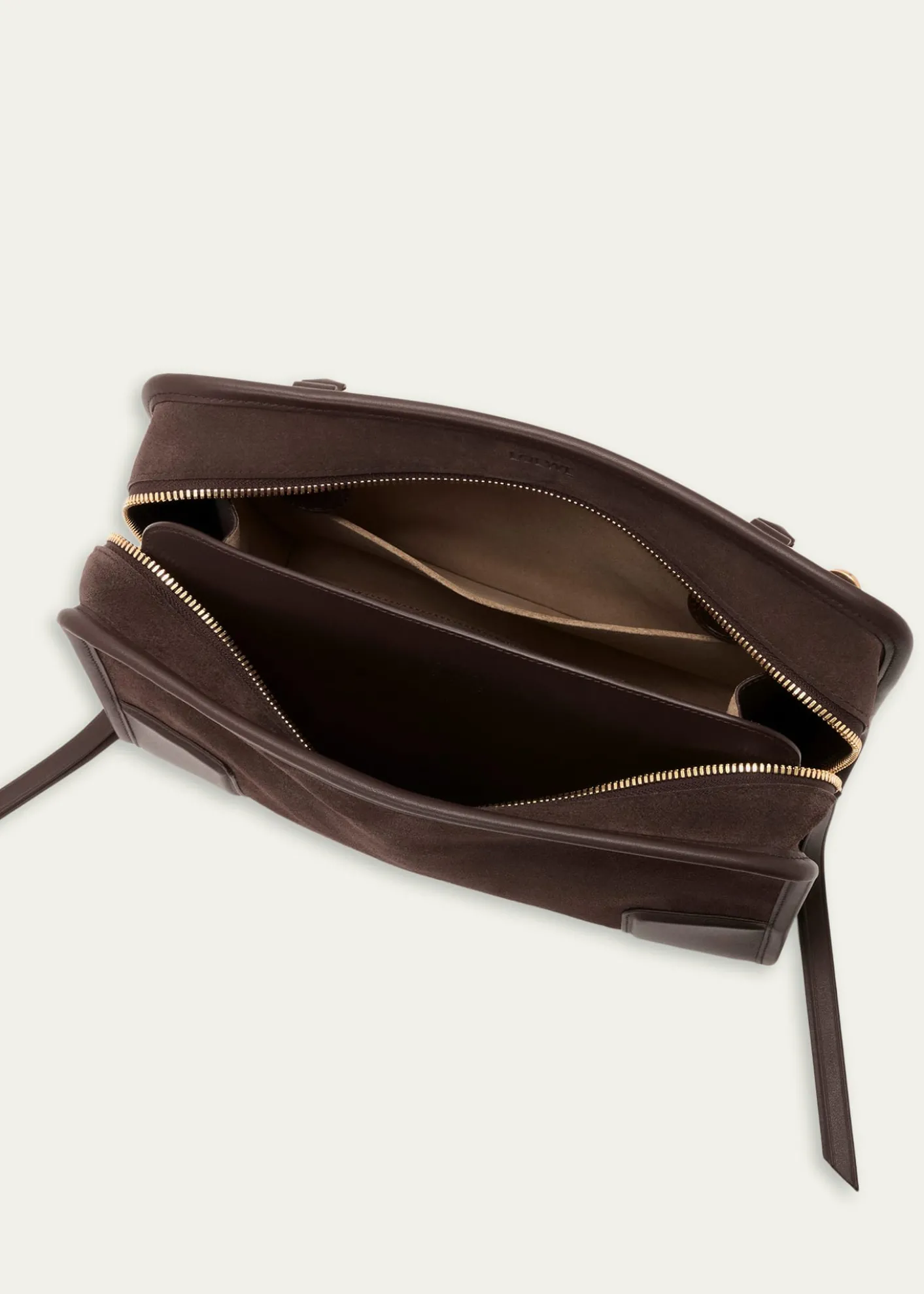 LoeweAmazona 180 Medium Top-Handle Bag in Suede
