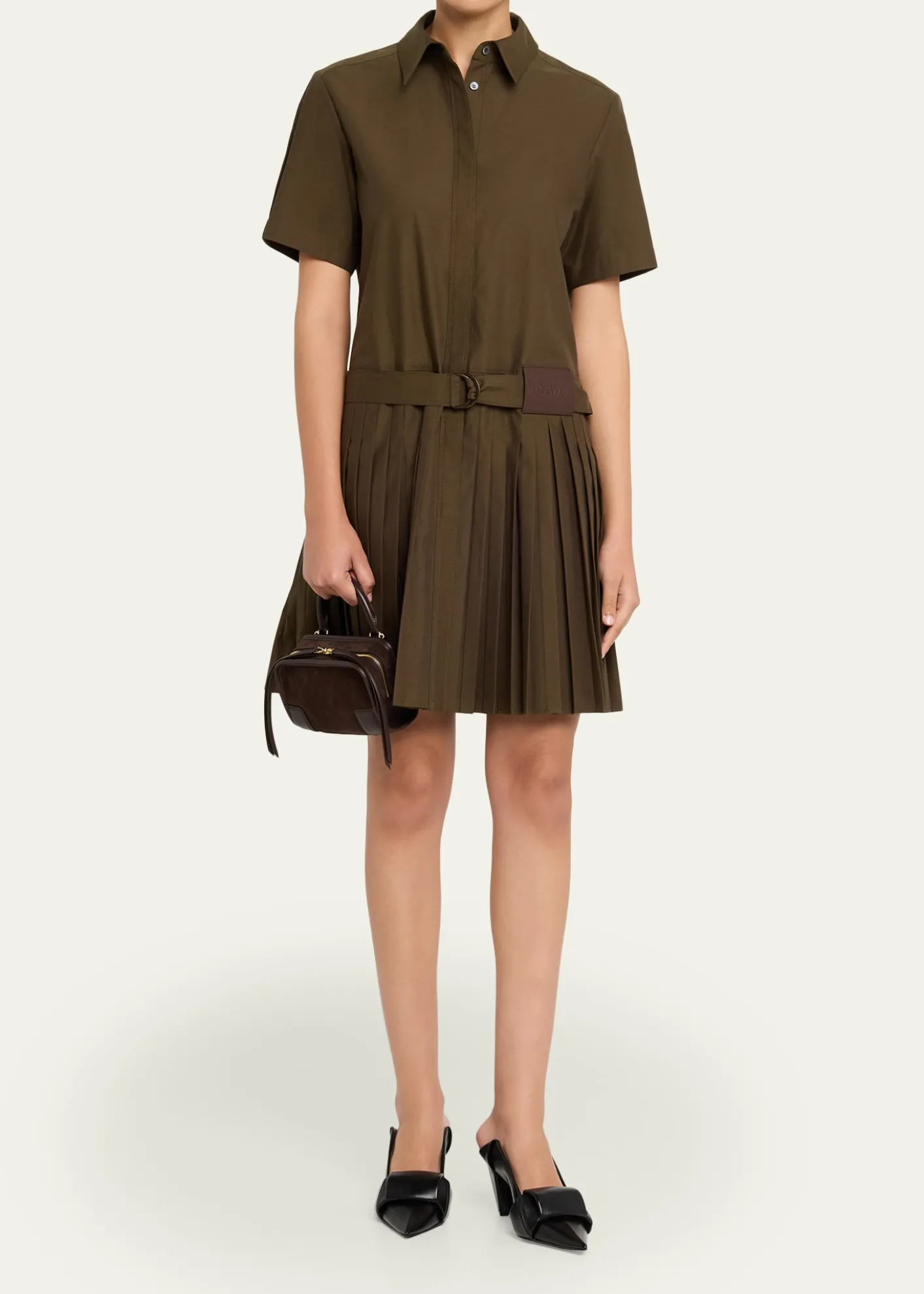 LoeweAmazona 180 Mini Suede Top-Handle Bag