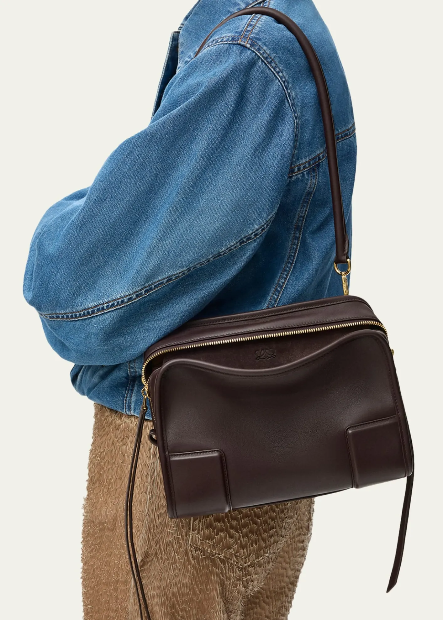 LoeweAmazona 180 Small Leather Top-Handle Bag