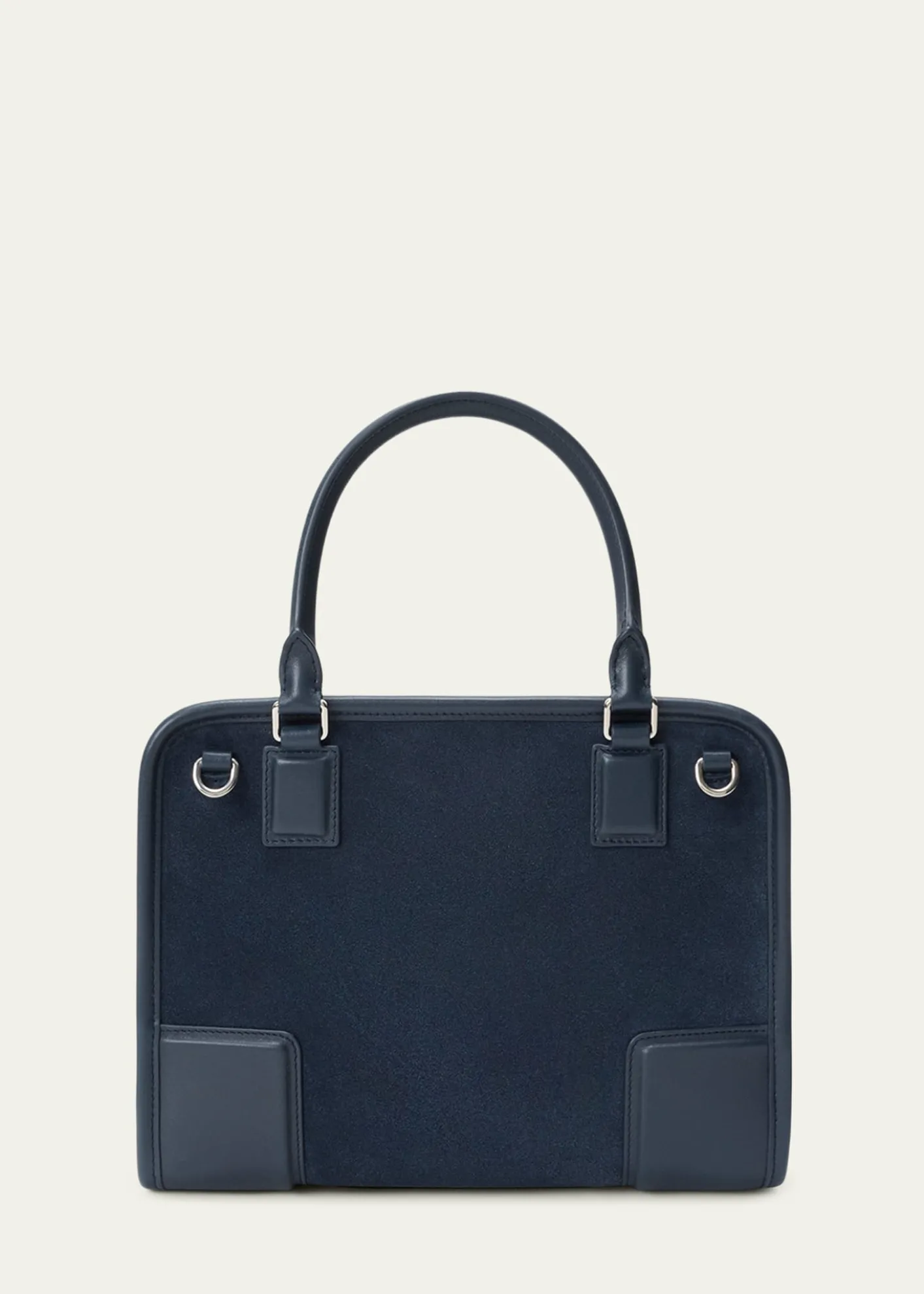 LoeweAmazona 180 Top-Handle Bag in Suede & Leather