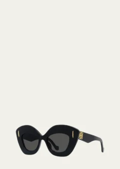 LoeweAnagram Acetate Butterfly Sunglasses