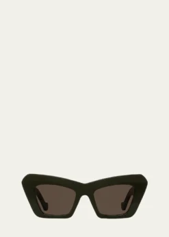 LoeweAnagram Acetate Cat-Eye Sunglasses