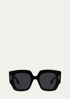 LoeweAnagram Acetate Square Sunglasses
