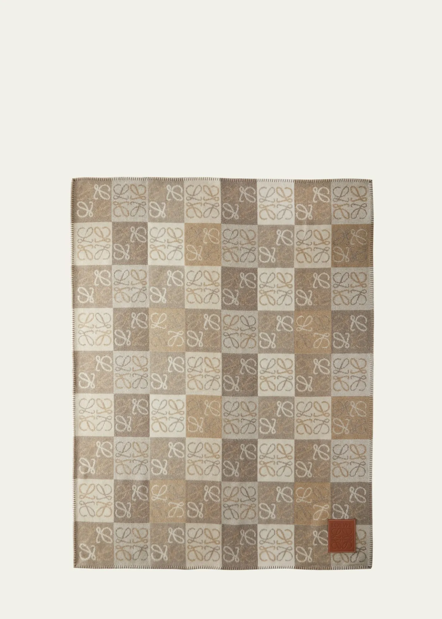 LoeweAnagram Blanket, 53" x 67"