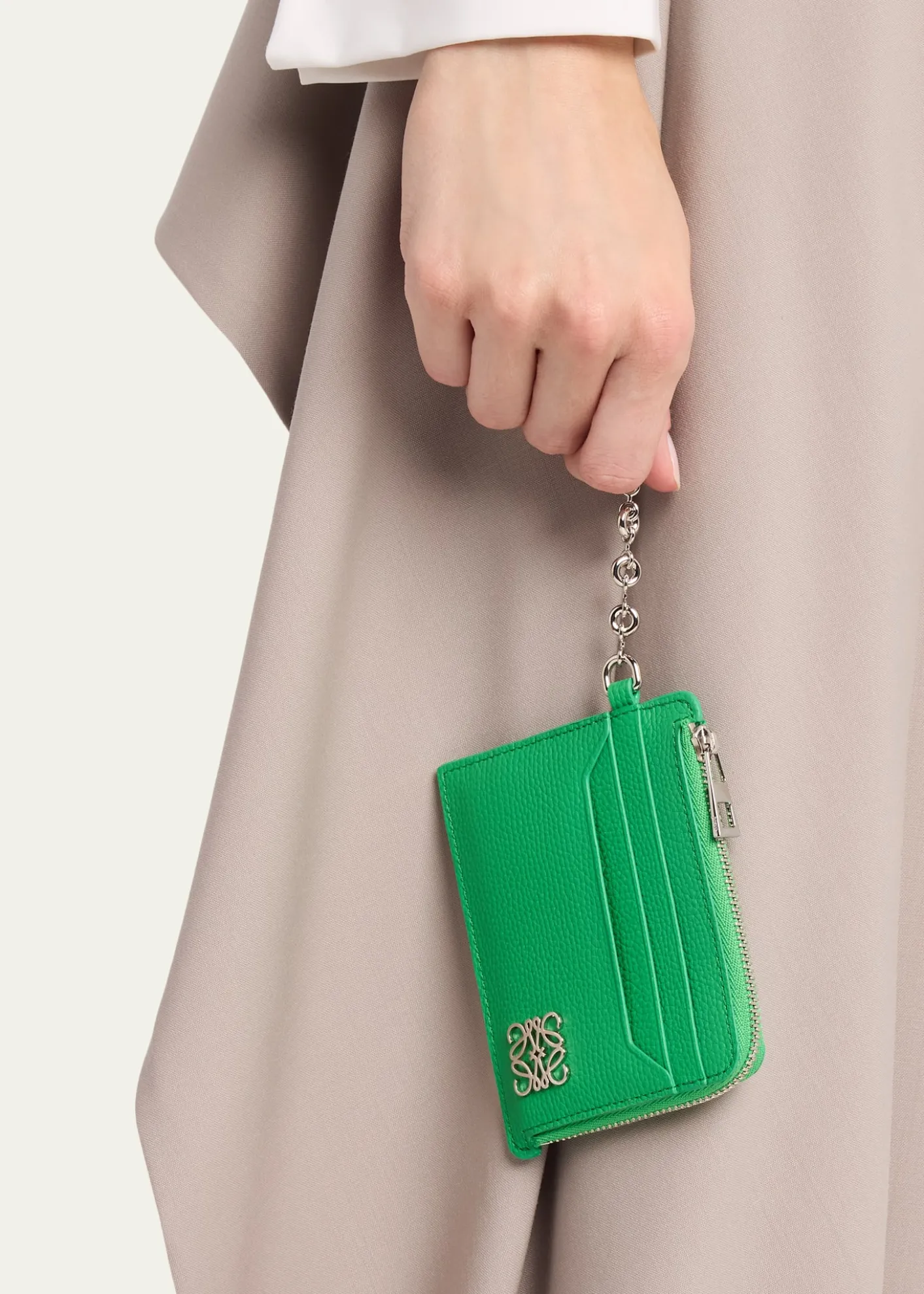 LoeweAnagram Cardholder in Grain Leather