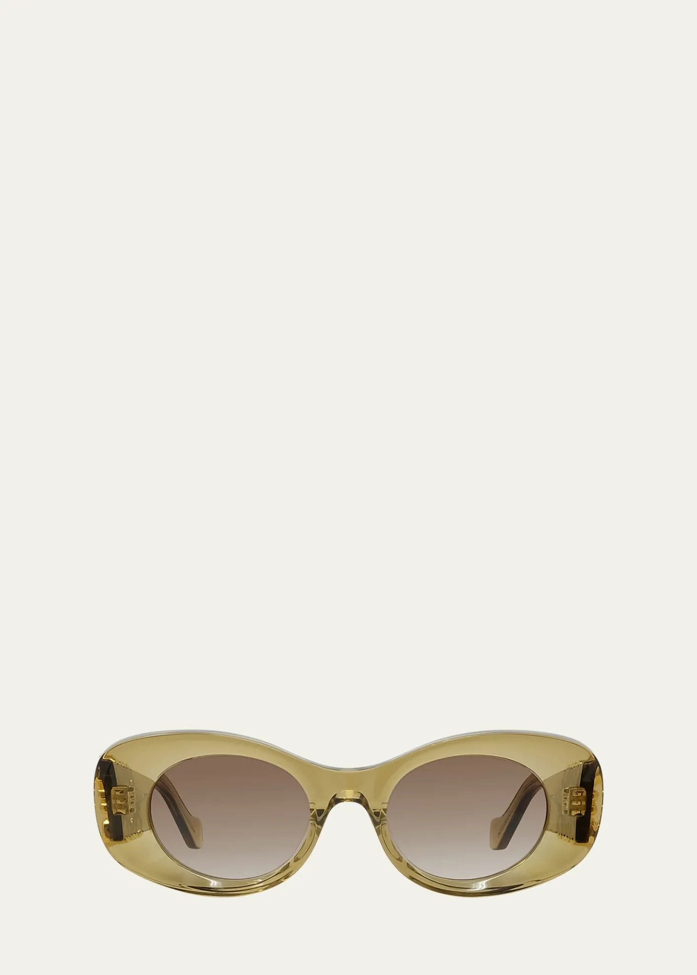 LoeweAnagram 49mm Oval Acetate Sunglasses