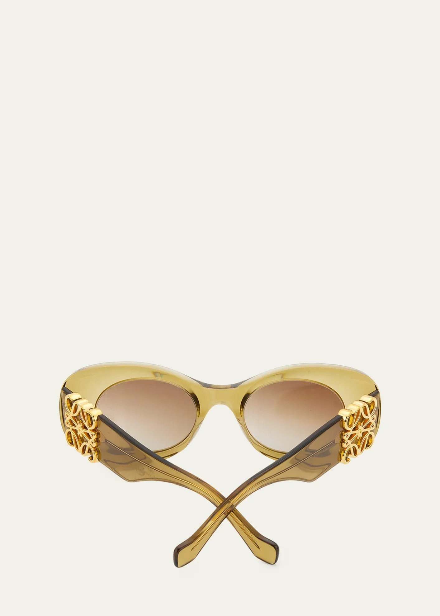 LoeweAnagram 49mm Oval Acetate Sunglasses