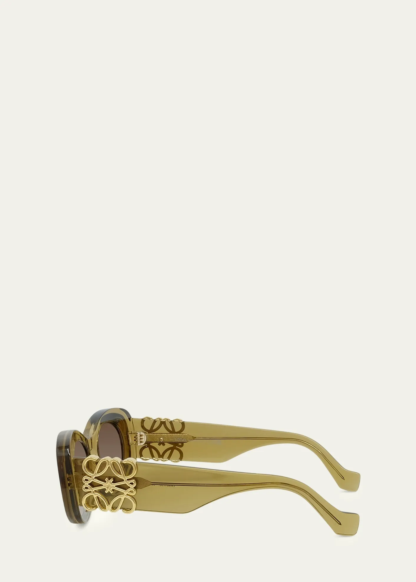 LoeweAnagram 49mm Oval Acetate Sunglasses