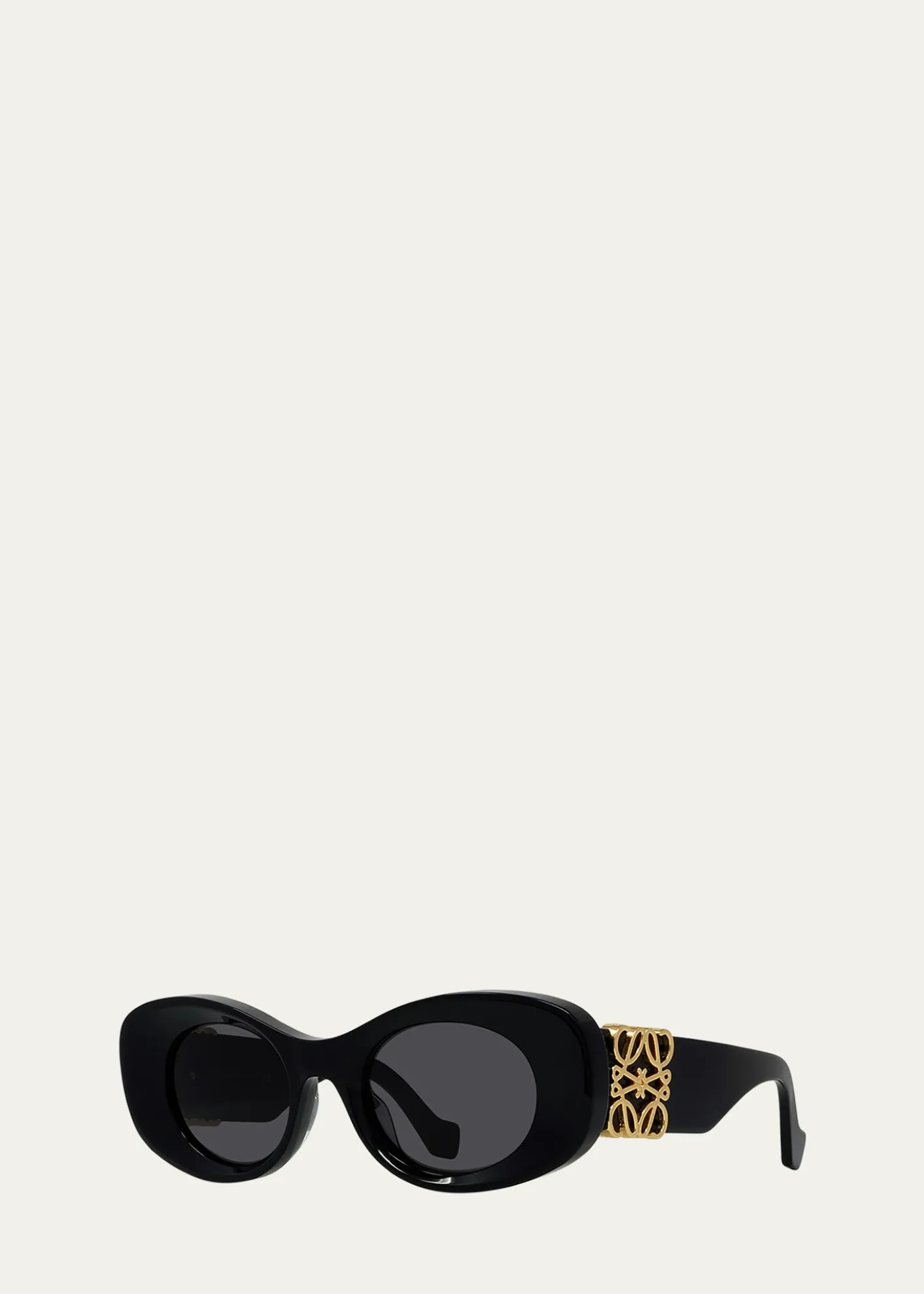 LoeweAnagram 49mm Oval Sunglasses