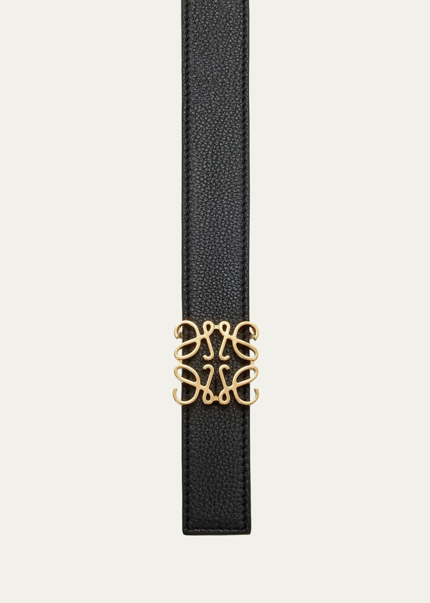 LoeweAnagram Reversible Grained Leather Belt