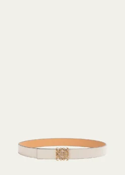 LoeweAnagram Reversible Leather Belt