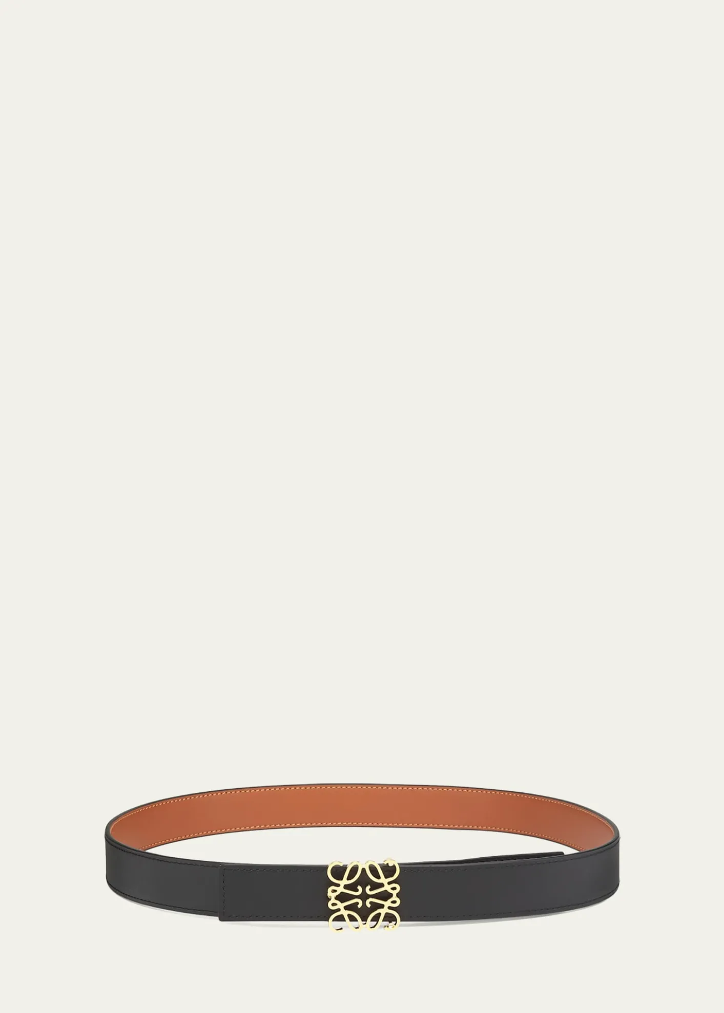 LoeweAnagram Reversible Leather Belt