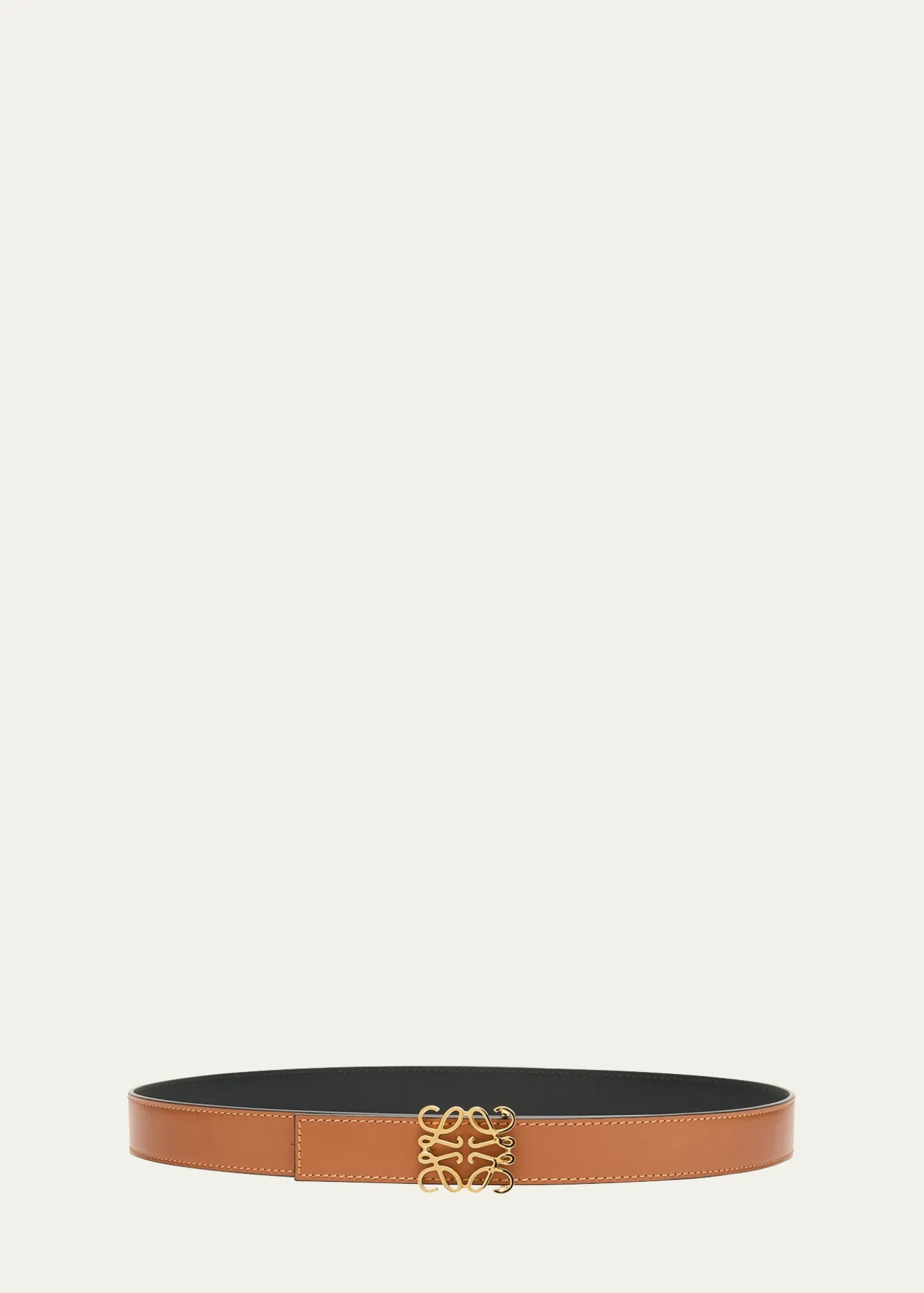LoeweAnagram Reversible Leather Belt