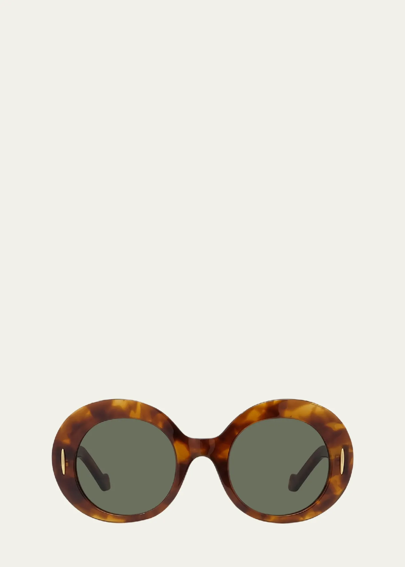 LoeweAnagram Round Acetate Sunglasses