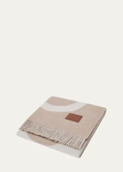 LoeweAnagram Wool/Cashmere Blanket, 55" Square