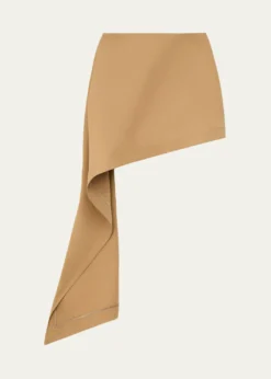 LoeweAsymmetric Drape Mini Skirt
