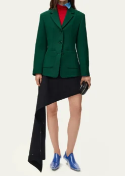 LoeweAsymmetric Drape Mini Skirt